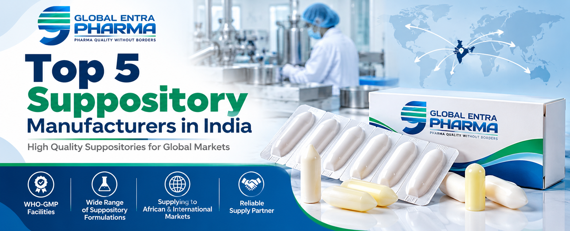 Top 5 Suppository Manufacturers in India